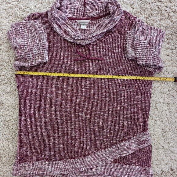 Christopher & Banks Co. Woman's Long Sleeve Sweater Red White Size XL Cotton - Picture 7 of 8